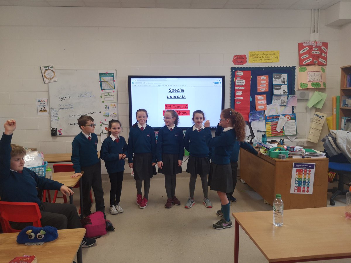 MsMcCarthy11's tweet photo. Talent show day!! We decided to put on a talent show to showcase our special talents. We are all unique and that makes us all just perfect! #saintaidansps #AutismAwarenessMonth #WeAreOne #specialtalents #autism https://t.co/n8YFwzmuEs
