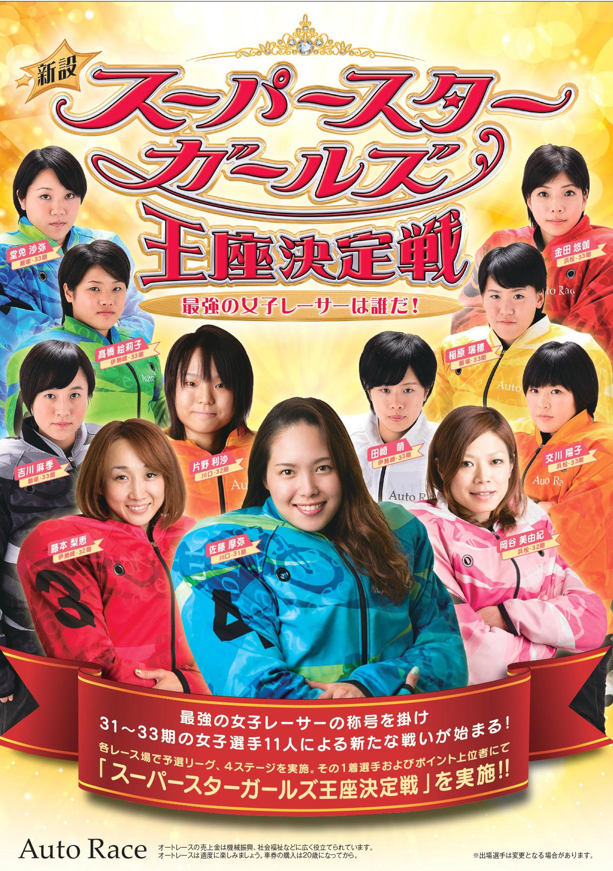 ★激レア★オートレース2019 スーパースターガールズ王座決定戦　サイン有 スーパースターガールズ王座決定戦】出場選手インタビュー - YouTube