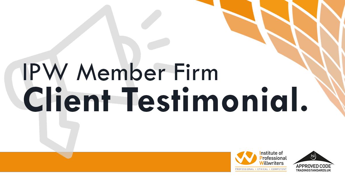 IPWillwriters's tweet photo. “Very professional, listening service with understanding of our needs.” #Testimonial #Members https://t.co/mVwBD73gpE