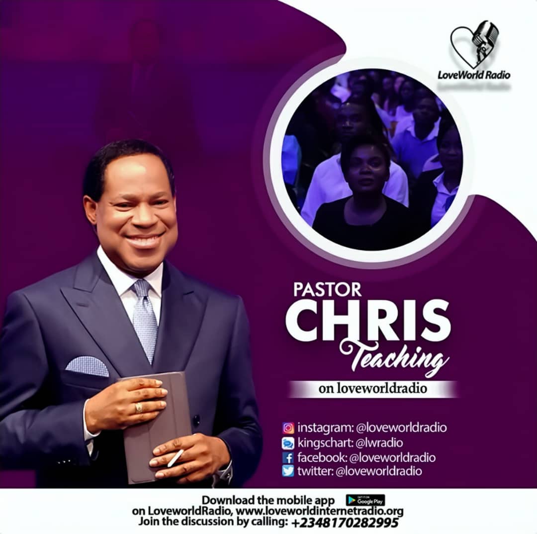 LoveworldRadio's tweet photo. "The Word of God is where the Glory is and the New Covenant is far more Glorious. 

As you receive the Word, the intensity of the Glory in your life is increased.

Listen to #PastorChrisTeachings now on https://t.co/vLdsJ5vh7o 

#FridayMotivation #NowOnAir https://t.co/I2zCkyZFWO