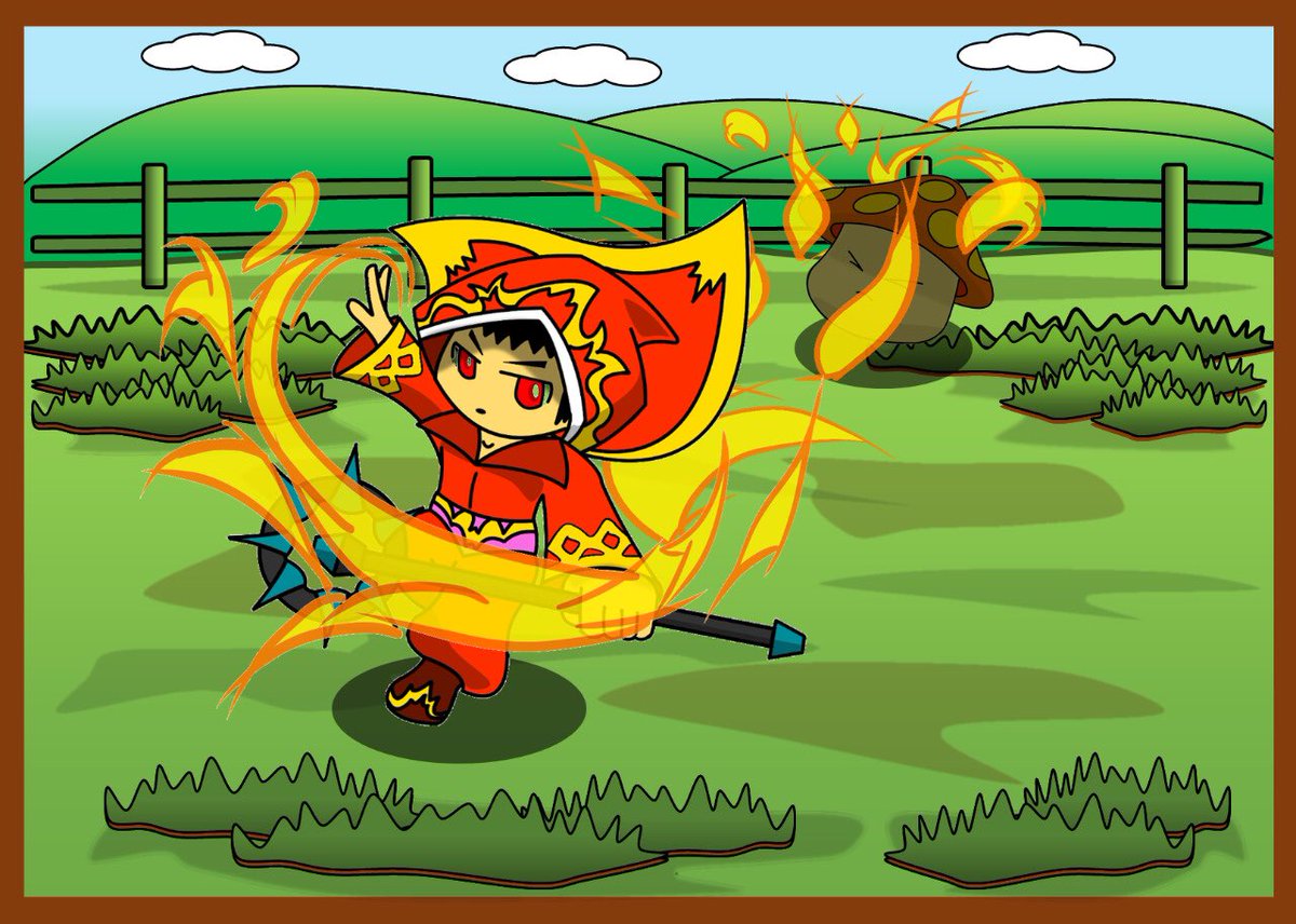 wilkgames's tweet photo. Drawing stuff has always been a passion. Saw that @PlayMapleM is holding a #drawing contest so here’s my contribution. Drawn using the #wacomtablet with #clipstudio, edited a bit on #powerpoint &amp; #mspaint . #indieartist #maplestory #blazewizard #gaming https://t.co/eqwGD0IO6r