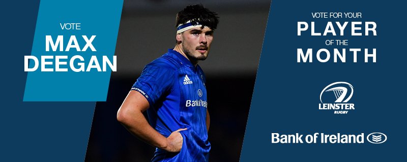 Retweet to vote <a href="/MaxDeegan/">Max Deegan</a> as the #BOIrugby @Leinsterrugby March Player of the Month.