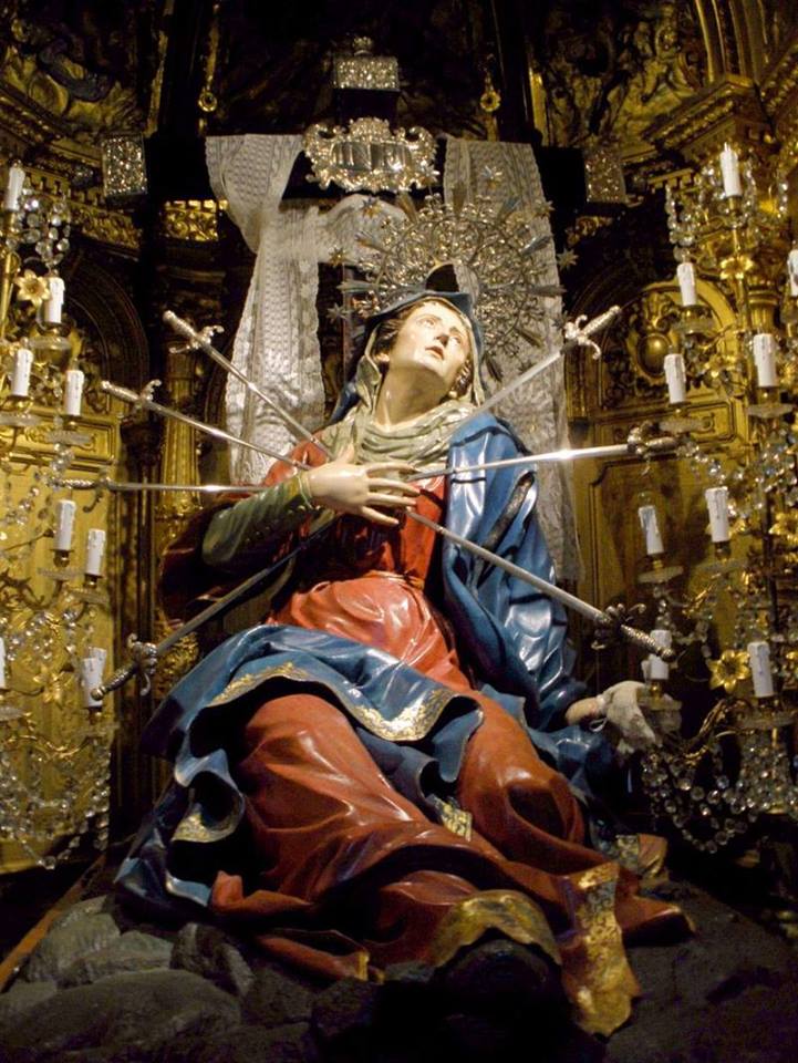 CatholicHerald's tweet photo. The last Friday before Good Friday is traditionally dedicated to the Seven Sorrows of the Blessed Virgin Mary. 

Our Lady of Sorrows, pray for us https://t.co/SUeKsphNRt