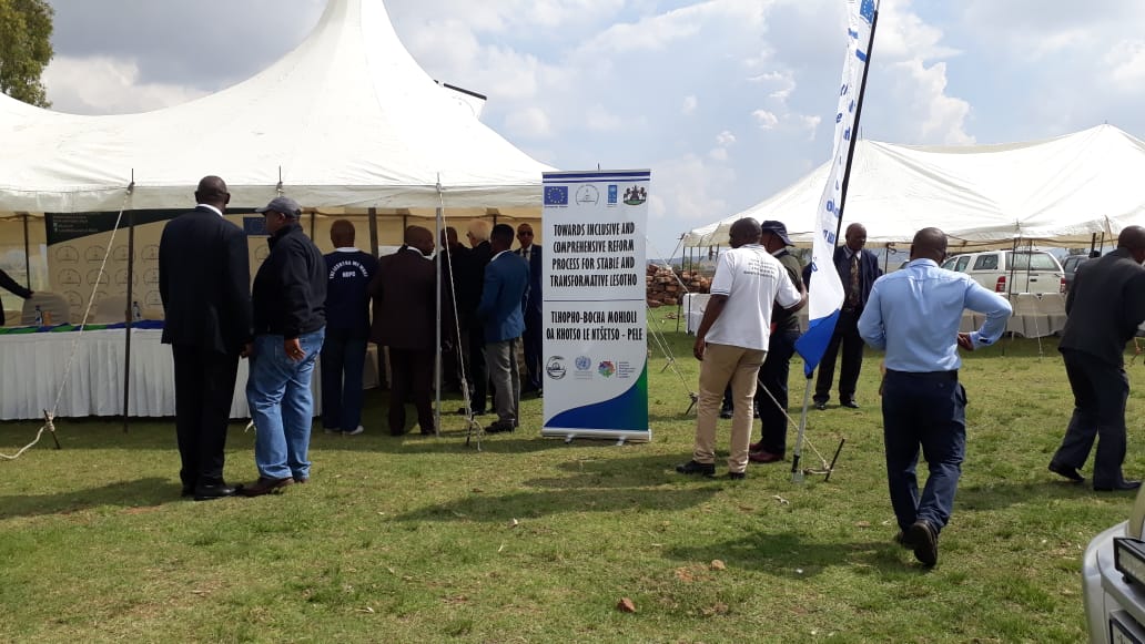 LcnLive's tweet photo. In-District consultations launch @HaMohleliQibingCC #Inclusivereforms
@LemmyMolibeli @MahaseHeisi @UNDPLesotho https://t.co/L0DXEhvqan