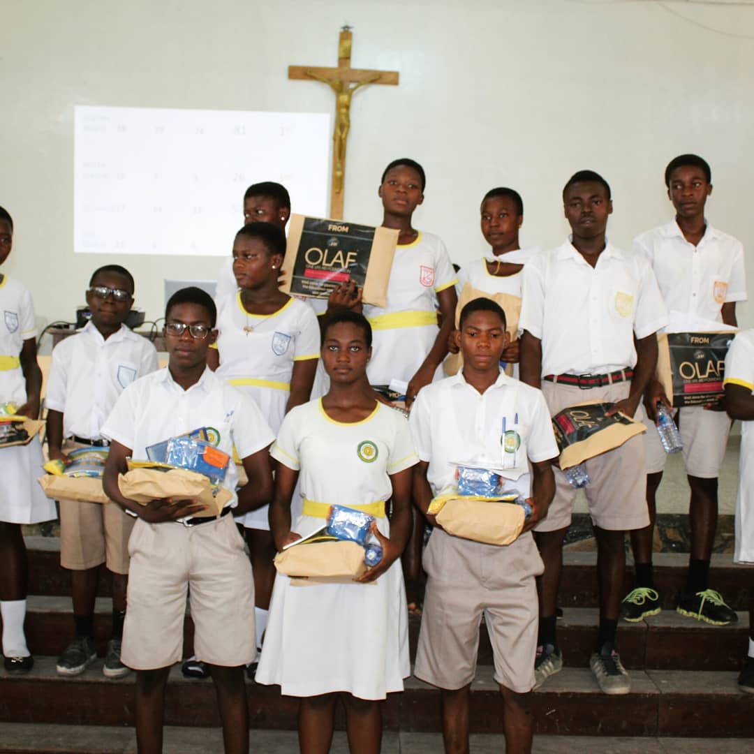 OLAFngo's tweet image. Winners of the 2019 #Mathematics and #Science Quiz Competition of the Roman Catholic School #Education Week Celebration. 📖 📚