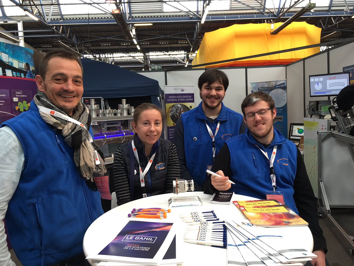 LPC_CAEN's tweet photo. L’équipe du LPC Caen #lpccaen #FenoNormandie  vous attend au parc expo de Caen pour illustrer l’excellence de la recherche normande en physique nucléaire et des particules https://t.co/CZxSXpSiHu