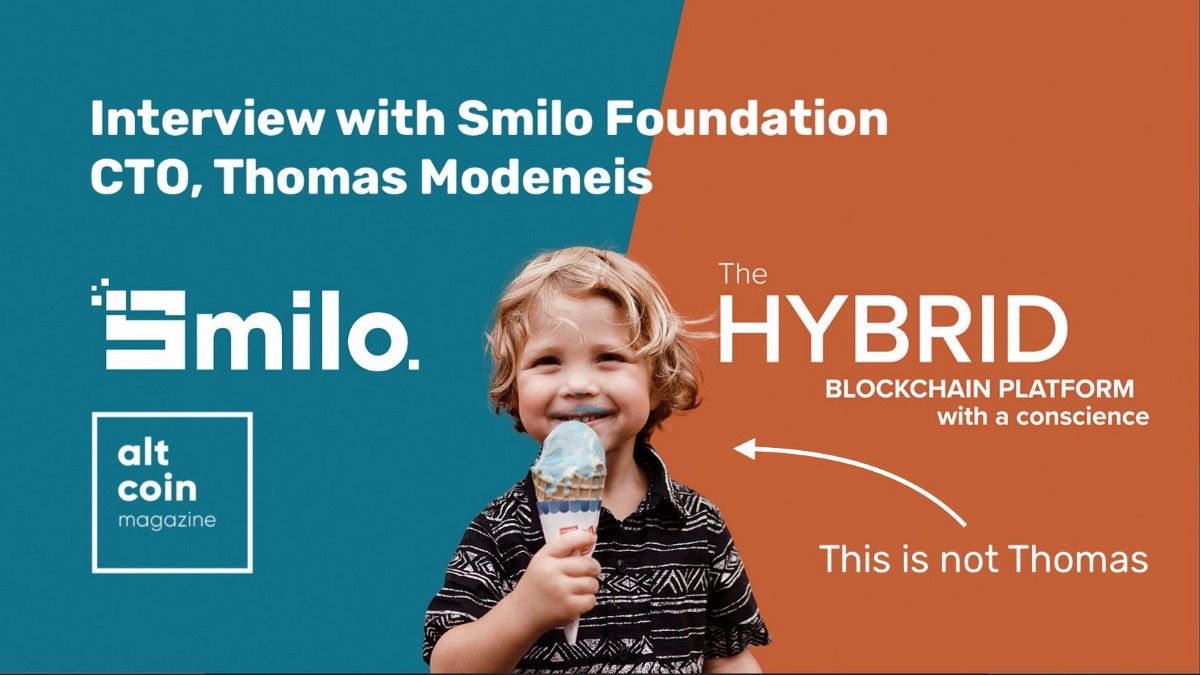 thecapital_io's tweet photo. Interview with @SmiloPlatform CTO, Thomas Modeneis

"We're building a blockchain infrastructure completely from scratch - all of this with no ICO, without pre-mining and fully self-funded"

https://t.co/JttQWYJtqG https://t.co/Y204N1Au2U