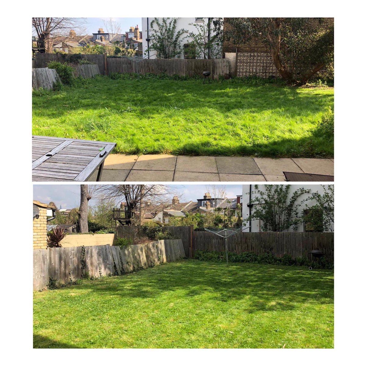 First cut this morning of a newly awarded grounds maintenance contract in south east London