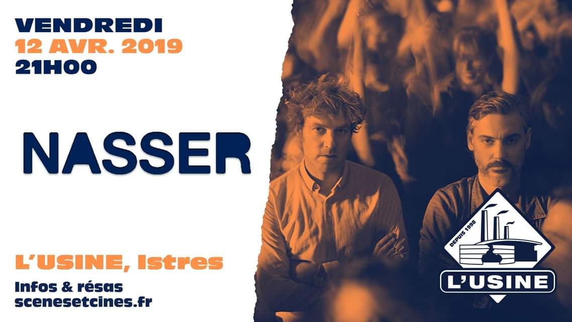 Le duo marseillais <a href="/wearenasser/">NASSER</a> vous donne rendez-vous ce soir à <a href="/LUsineIstres/">L'Usine Istres</a> pour un concert électro-rock exceptionnel !

🎫Info/Résa : scenesetcines.fr

#scènesetcinés #Nasser #concert #Istres