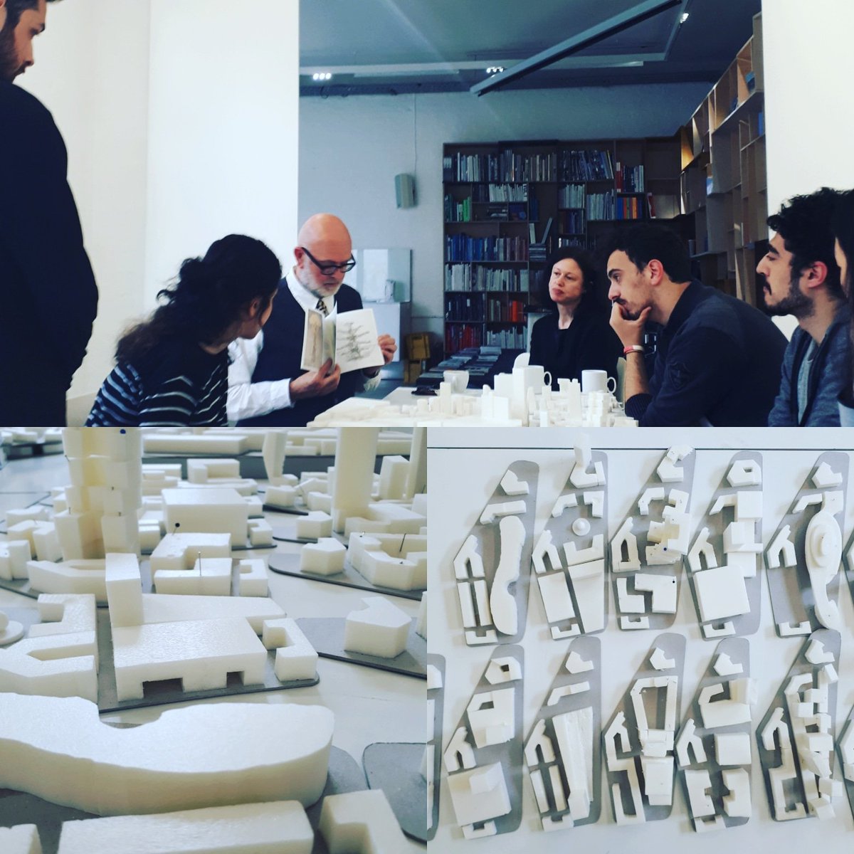 AedesMetroLab's tweet photo. Almost one week students of the #dessauinstituteofarchitecture where at #aedescampus  for a #universitydesignstudio on #berlinalexanderplatz with Prof. #johanneskister and #corneliaböttner
.
.
.
#architecturemodels 
#learning 
#finalreview
#picoftheday https://t.co/572Q92tneJ