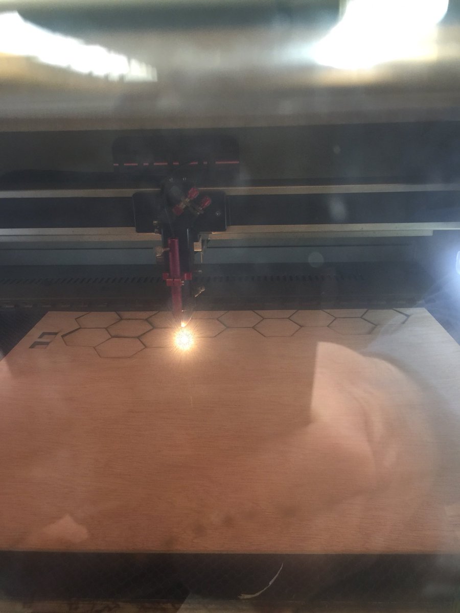 AllanKustom's tweet photo. All of the hobby admin today with lasers! Can you tell what’s it’s going to be? #hobbyadmin #boardgames https://t.co/wuMFmJVpm2