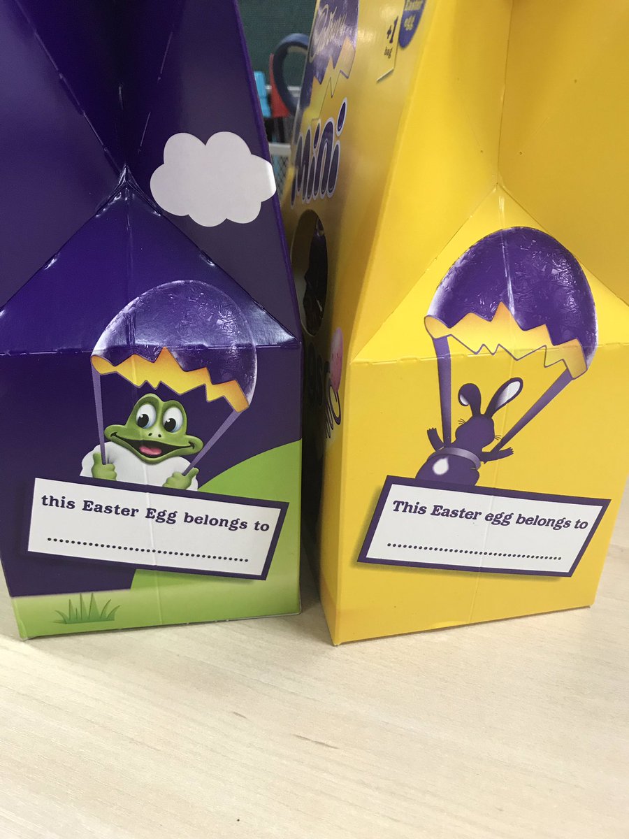 Spot the difference <a href="/CadburyUK/">Cadbury UK</a>!! #commsnerd #grammar #easter