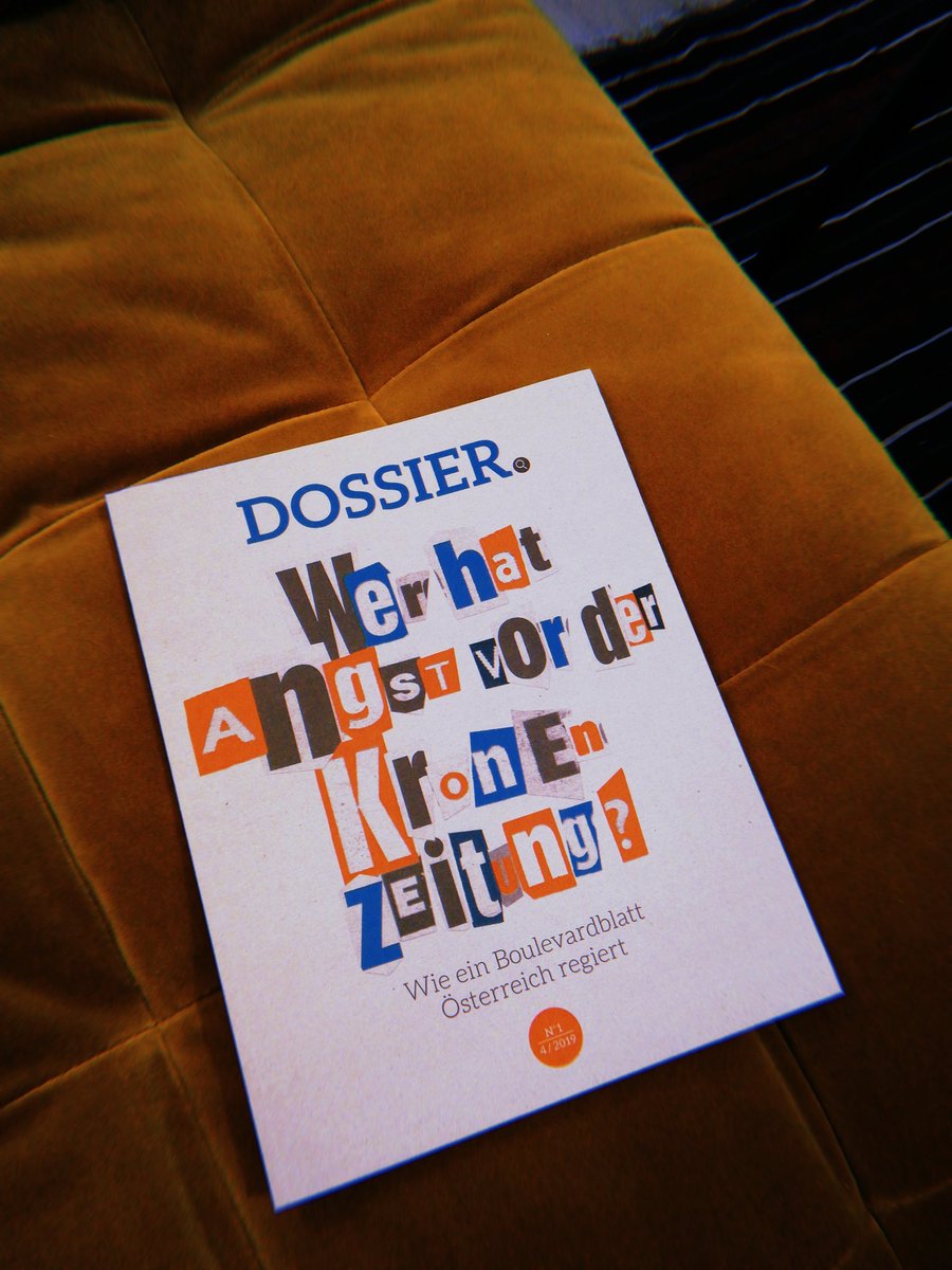MMeergraf's tweet photo. Das großartige Werk von @dossier_ ist da!! Gratuliere euch von Herzen - ihr habt ein werbefreies und investigatives Magazin auf die Beine gestellt. Ich bin dann also für heute Abend verplant. https://t.co/9MDnylEZRx