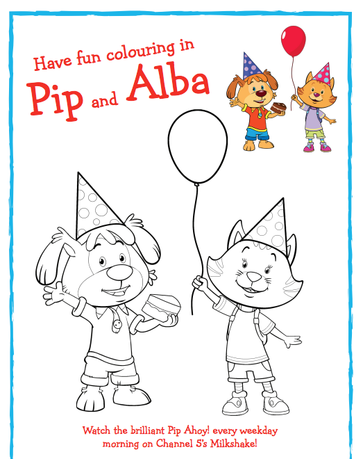 Our Colouring In sheet is great fun! 🎈🍰

Your little pirate can jump in and colour in this activity sheet of Pip and Alba!

Set sail and download it here: bit.ly/2T2MhbV