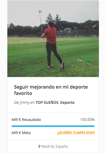 Hatchadream's tweet photo. ¡En Hatch a Dream nos encanta hacer realidad Sueños Hoy Jaime ha cumplido su Sueño de conseguir un maravilloso reloj Garmin que le permitirá mejorar en su deporte favorito. ¡Enhorabuena Jaime! 🎉 🎊
#HatchaDream #DreamsRevolutions #SoyUnDreamer #Dream #Sueño #Golf #Reloj https://t.co/Esx441XDBB