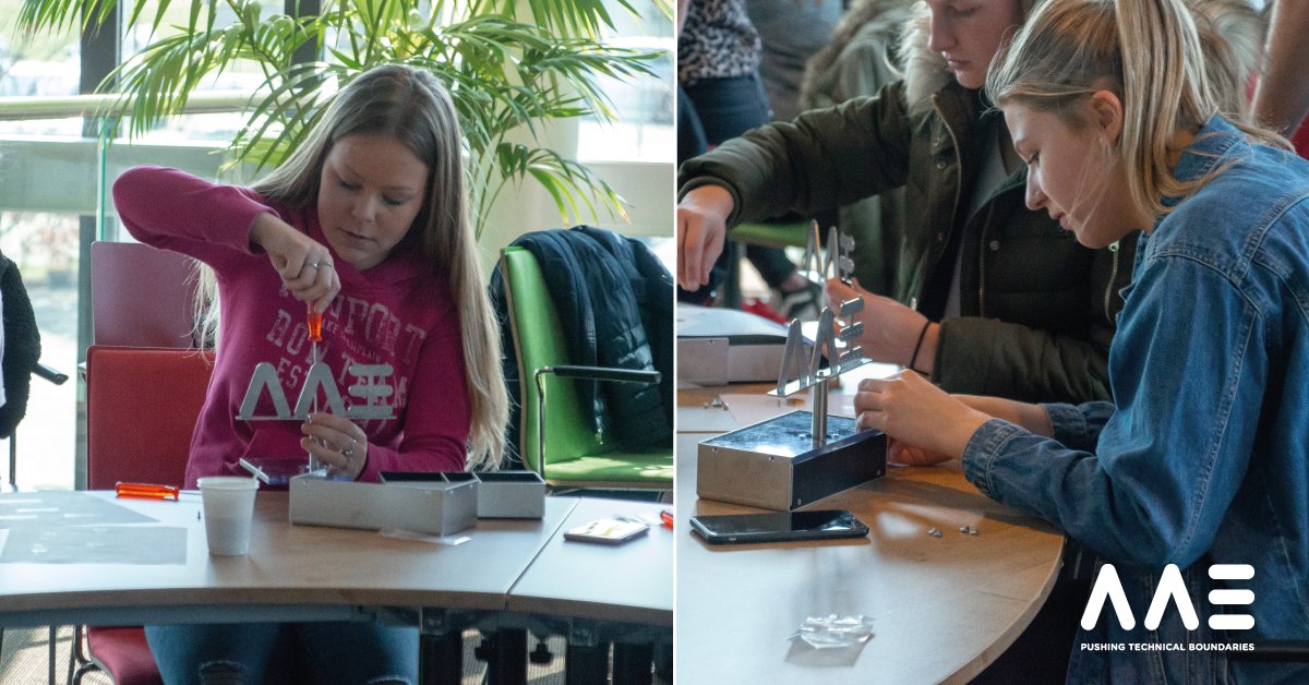 Gisteren hebben wij, tijdens #Girlsday2019, met plezier onze deuren geopend voor ruim 50 enthousiaste meiden! Om de leerlingen van het <a href="/StrabrechtColl/">Strabrecht College</a> en <a href="/hetlorentz/">Lorentz Casimir</a> in aanraking te brengen met techniek hebben ze een AAE-sierradenhouder mogen assembleren. #girlpower #girlsday