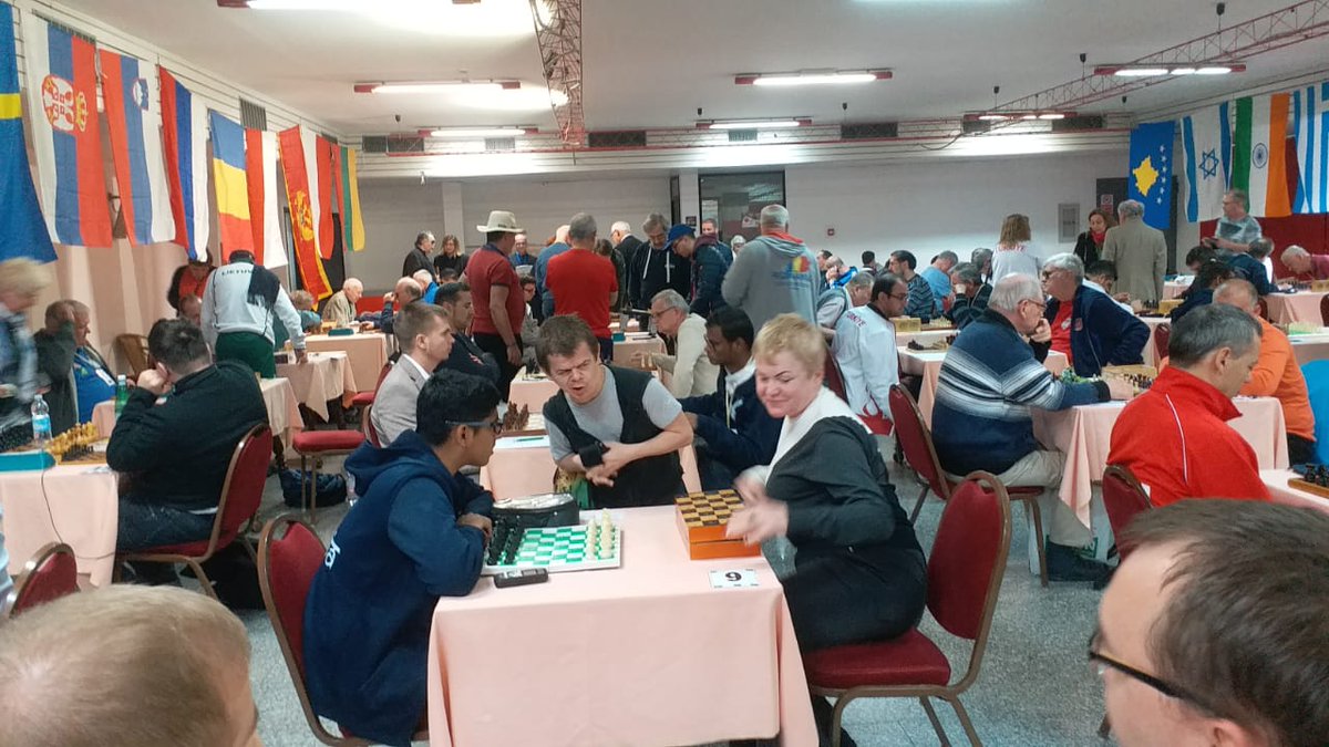 IBCAChess's tweet photo. IM Nikac, Predrag of Montenegro and Smirnov Alexey of Russia shared the points and maintaining the Table with 5 points each. https://t.co/QBcFEbyqof