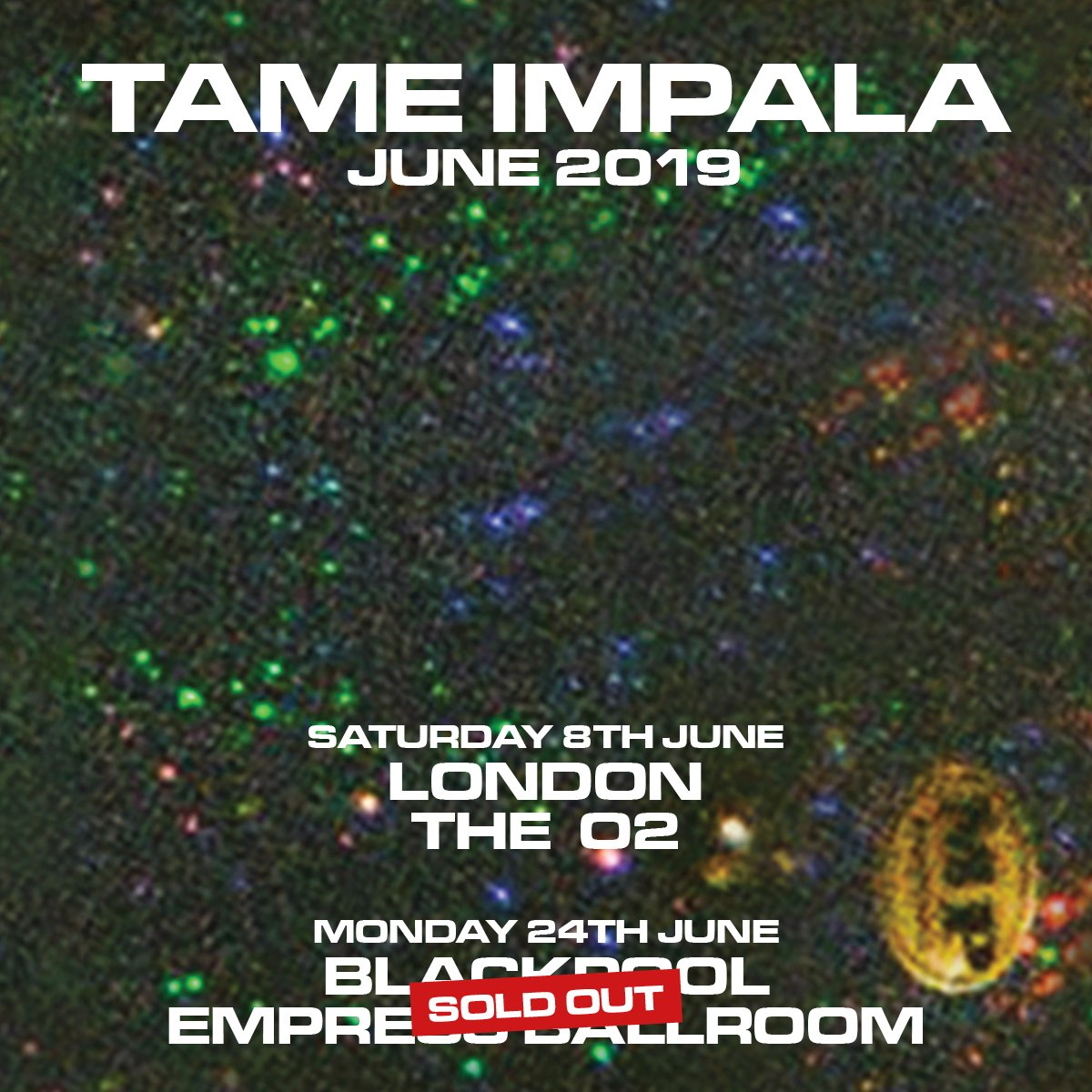 WGBpl's tweet photo. Tame Impala Winter Gardens Blackpool is now SOLD OUT! Who's got their tickets?! #excited #tameimpala https://t.co/4OiBIAKCII