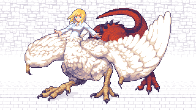 ダンジョン飯7巻発売記念。
Delicious in Dungeon
#ダンジョン飯 #ドット絵 #pixelart 