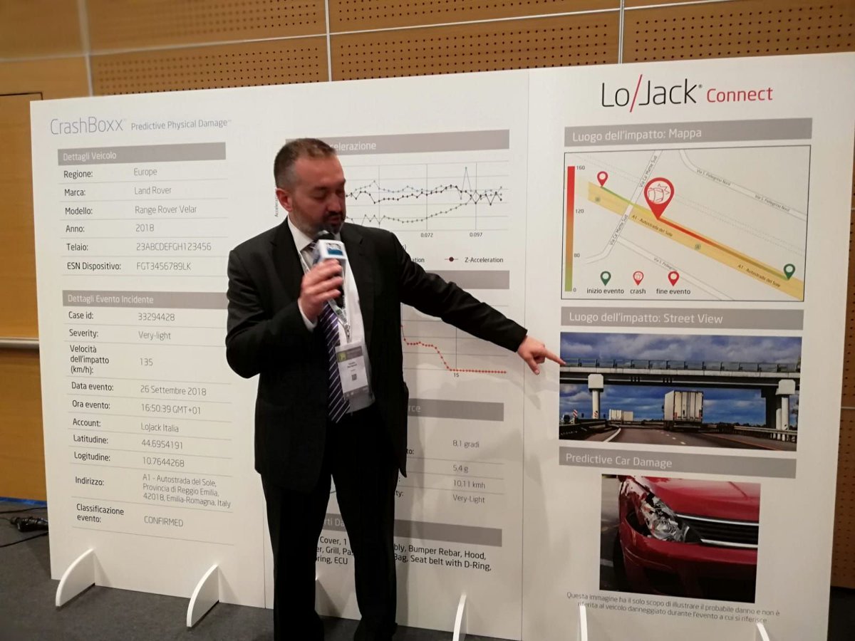 LoJackItalia's tweet photo. LoJack parla ai microfoni di Fleet Magazine
#fleetmotorday #vallelunga #lojack #lojackconnect #crashboxx #calamp https://t.co/nc2pBRIzDr