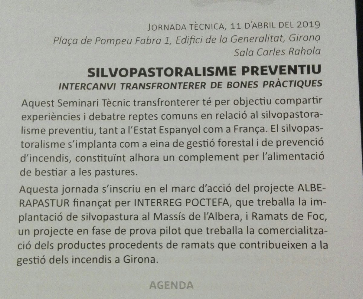 ramaderescat's tweet photo. #RamaderesDeCatalunya segueix totes les jornades que afecten al nostre territori. En prenem nota ahir a lajornada tècnica del projecte transfronterer #alberapastur.
#sensepastoresnohiharevolució https://t.co/eCSjNl6GcF