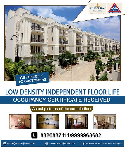 anantrajestate1's tweet photo. Big Worth For which You have to pay Little.
Anant Raj Estate, Sector 63 A, #Gurugram
Feel Free to Contact US Anytime
@ 8826887111 / 9999968682
E-mail: estate@anantrajlimited.com
Visit: https://t.co/GxzWUvIcDL
#realestate #flooringurgaon #plotsingurgaon #independentfloor https://t.co/25tM1mw0dP