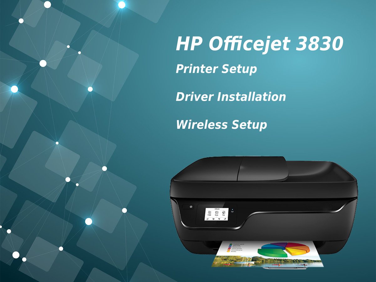 how to install hp officejet 3830