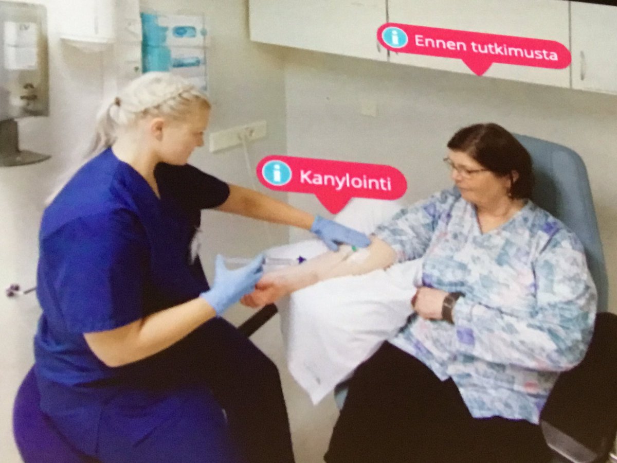 MatleenaLaakso's tweet photo. 1. Case: Sairaalaan saapujan ohjeet. Vähentää pelkoja, tekee kokemuksesta mukavamman, vähentää ohjaustarvetta paikan päällä, kertoo @jarmotanskanen Samoja 360-kuvia voi käyttää mm. opetukseen, kieliversioihin jne. #kohtio2019 https://t.co/oMsI4R1cqG