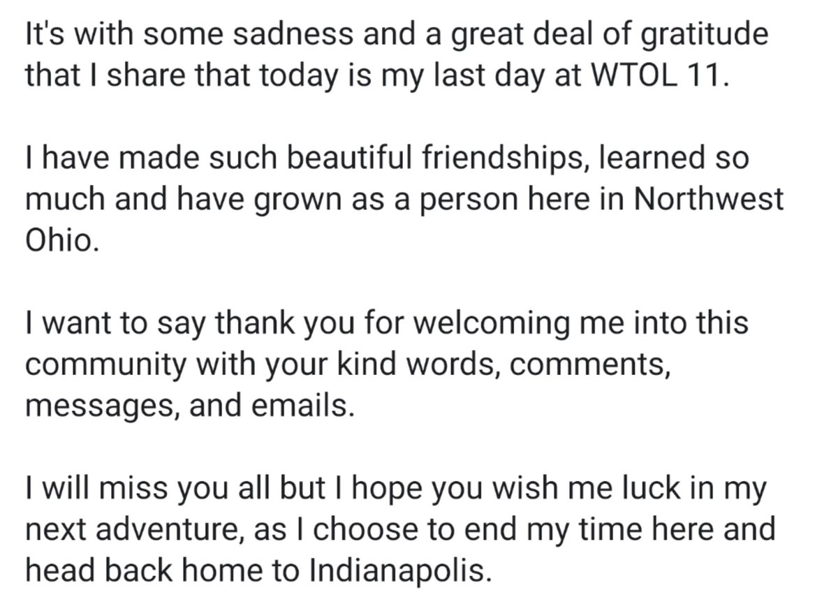 ellynfritzWTOL's tweet photo. Thank you for everything! ❤️ https://t.co/iiDmCx9PX0
