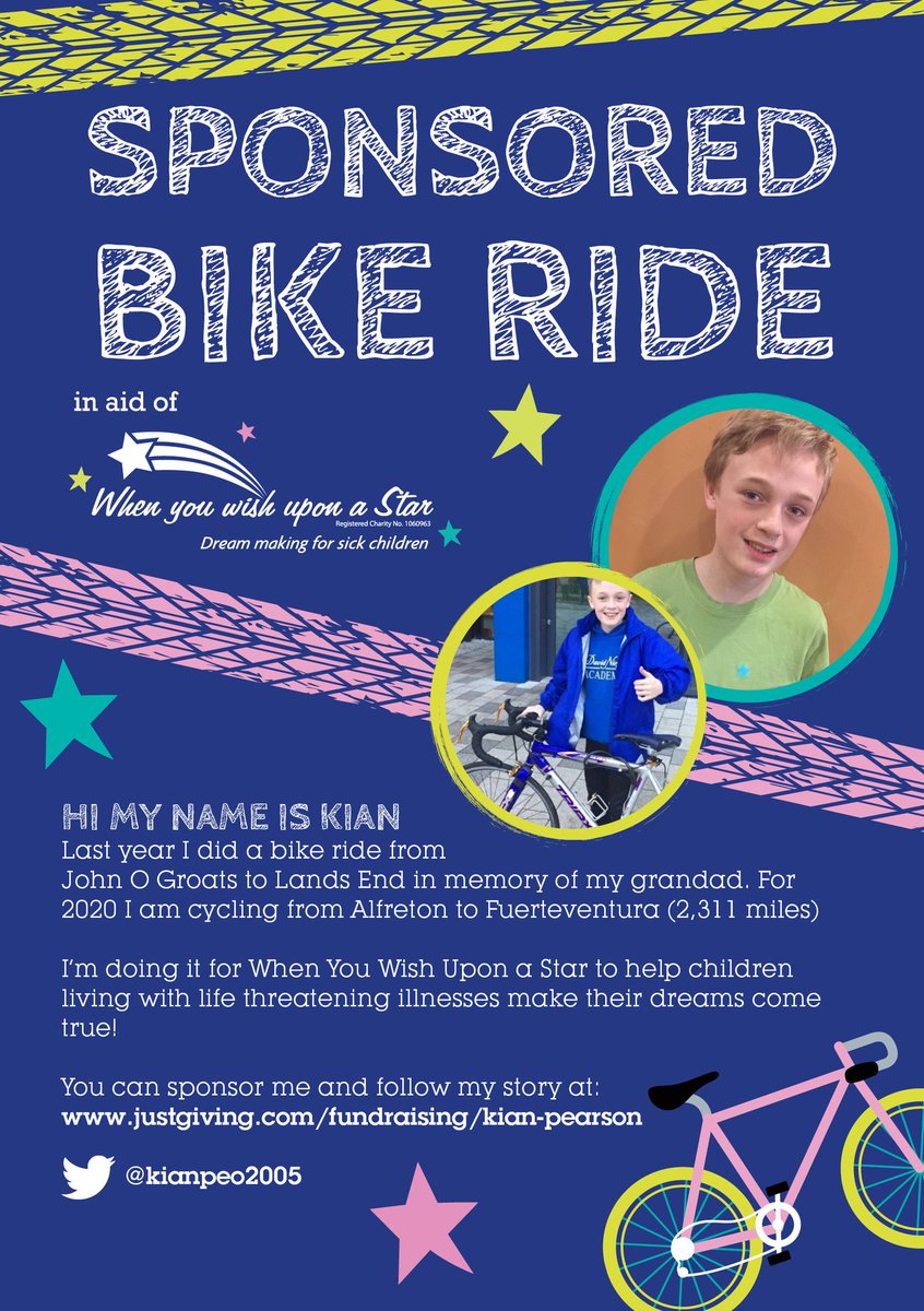 traceypearson1's tweet image. Kians poster ready for his next challenge ❤❤