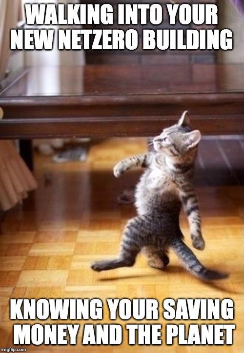 NZBuildings's tweet photo. Get that #FridayFeeling every day with an energy efficient building that you can be confident is saving you money and saving the planet! #Meme #EnergyEfficient #ClimateChange https://t.co/RgFjFLpwgu