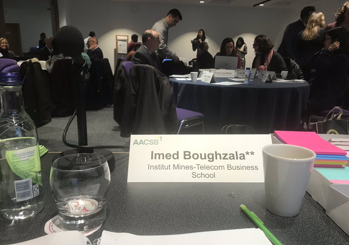 Co Facilitating today a seminar on Engagement, Innovation and Impact at @AACSBevents in Edinburgh Scotland