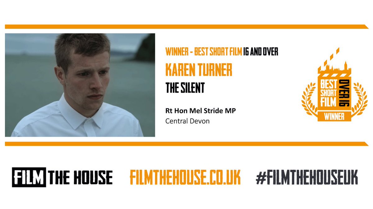 ShootingPeople's tweet photo. Congratulations to SP member Karen Turner @Lightning_Oak who was awarded Best Short Film (16+) for The Silent at @FilmtheHouse_UK in Parliament! #FilmTheHouseUK https://t.co/EZEqH6kWX6