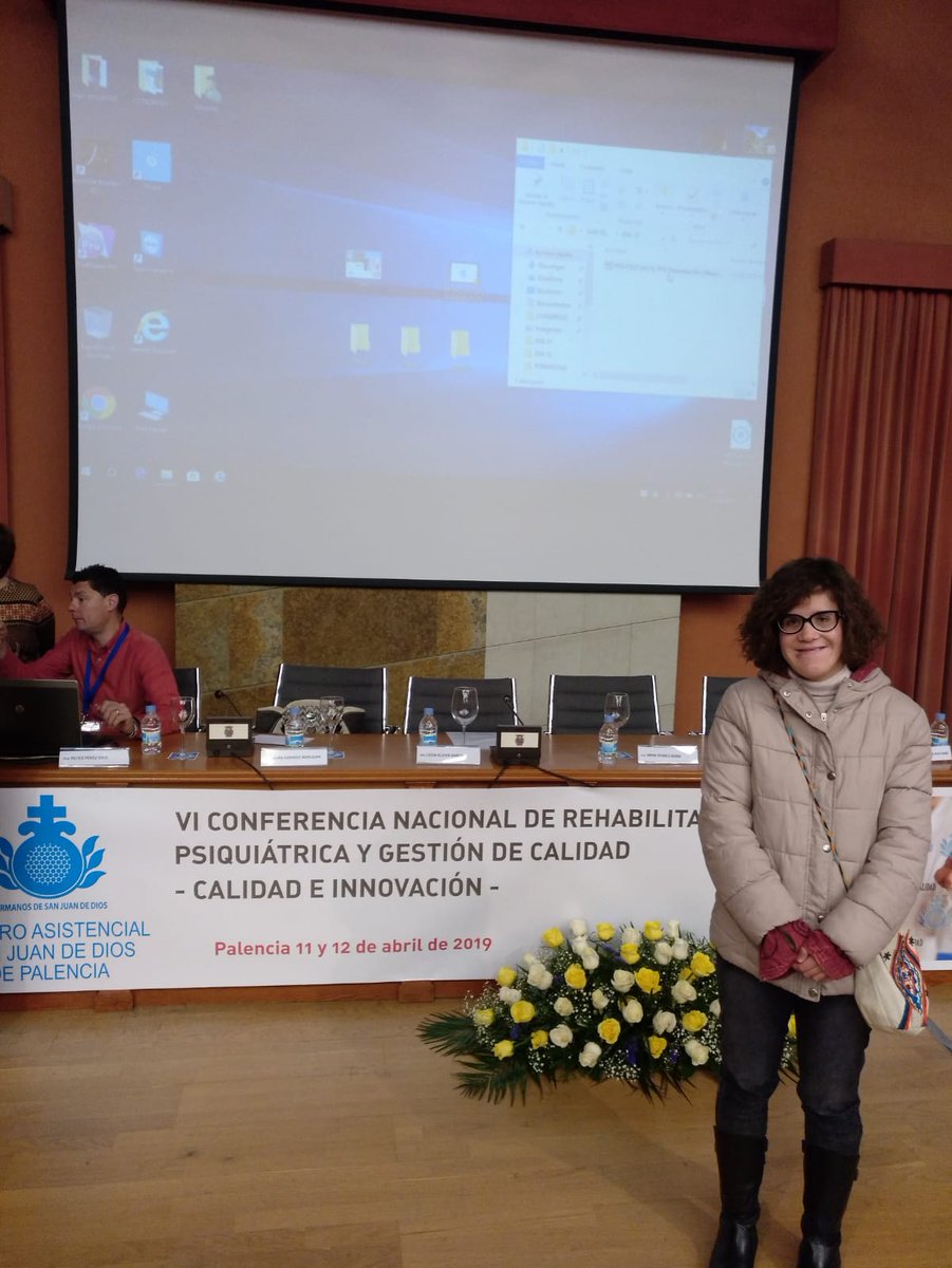 SJDValladolid's tweet photo. Alba Glynn y @luciaElices han participado en una mesa de comunicaciones de la VI Conferencia Nacional de Rehabilitación Psiquiátrica y Gestión de la Calidad. #innovacion #calidad @csjuandediospal https://t.co/lhofFtBIGK