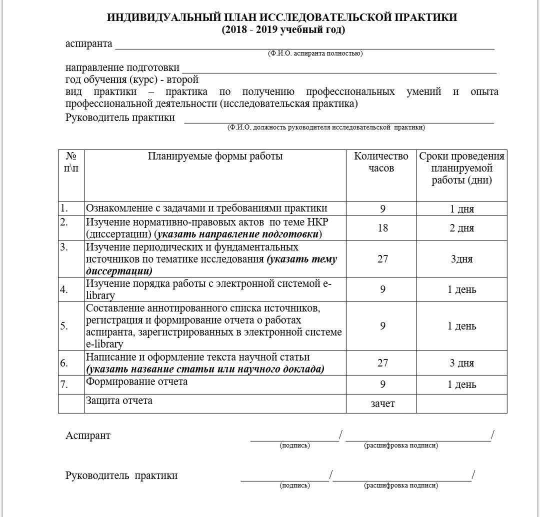 Индивидуальный план прохождения практики в школе пример. Индивидуальный план преддипломной практики. Выполнение индивидуального плана практики. План производственной практики пример. Ежедневный план учебной (ознакомительной) практики.