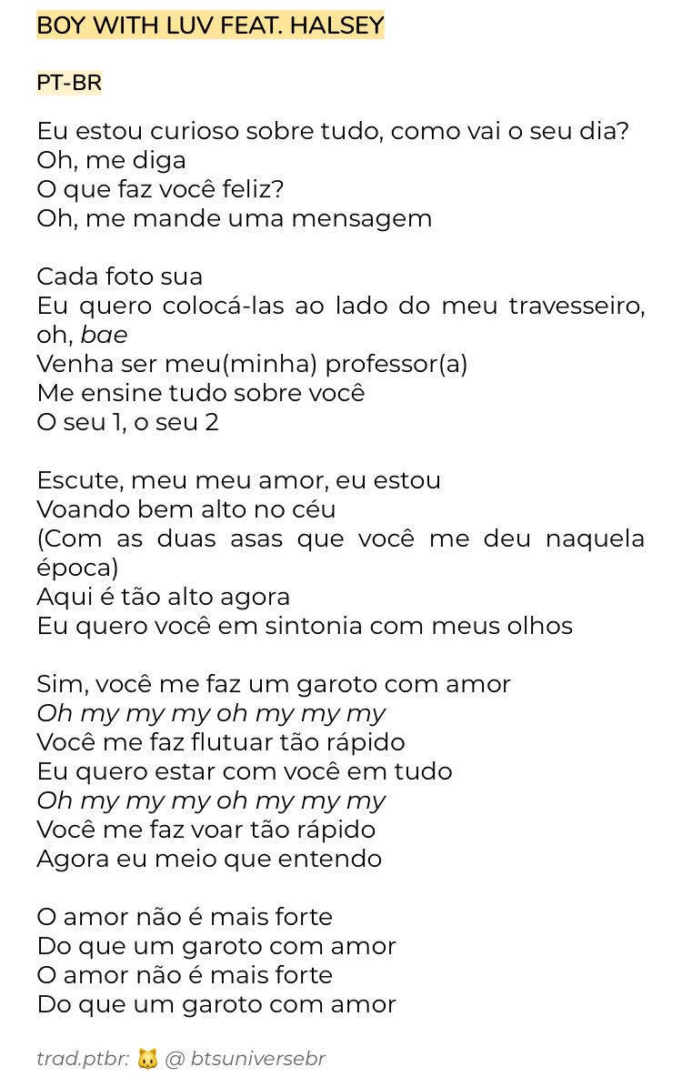 Tradução de Músicas- Bts - Map Of The Soul: Persona - Wattpad