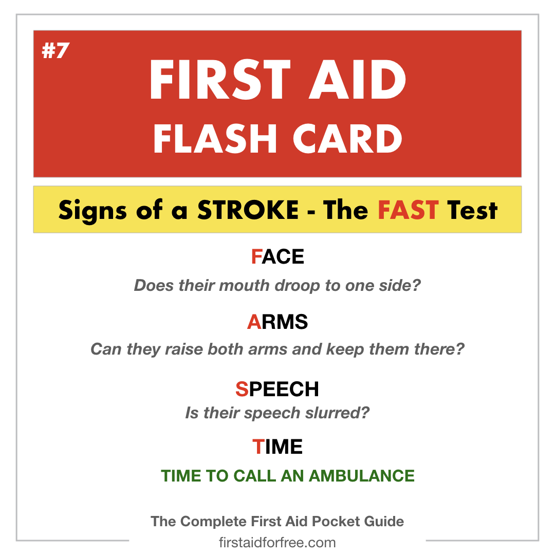 firstaidadvice's tweet photo. Would you know how to spot the warning signs of a stroke? Think FAST!

#stroke #strokeawareness #FAST https://t.co/XctvQoUVWQ