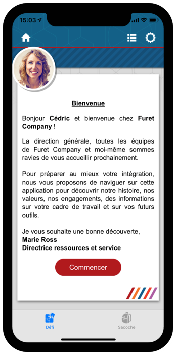 furet_company's tweet photo. [Onboarding] 👊Echangez le fameux livret d’accueil remis le jour J par une #application #ludique et #innovante (#AR #VR) > #WelcomApp ou l'intégration personnalisée par le #jeu 
>> https://t.co/l5kReUBht7
 #HappyJob #UserExperience #SolutionsRH #Recrutement #jobs #millenials https://t.co/a4PVOiG2fD