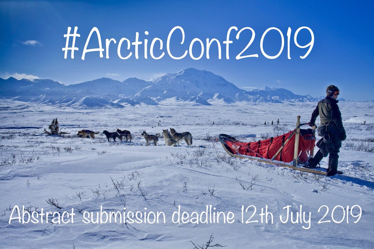 ArcticConf2019's tweet photo. Just 3 months now until the deadline for Abstract submission for the UK Arctic Science Conference 2019. It’s free to register and conference themes include: Atmosphere, Cryosphere, Terrestrial, Marine and Human/Social. See you there! #ArcticConf2019 #ArcticScience .@Arctic_Office https://t.co/VInqu59HOL