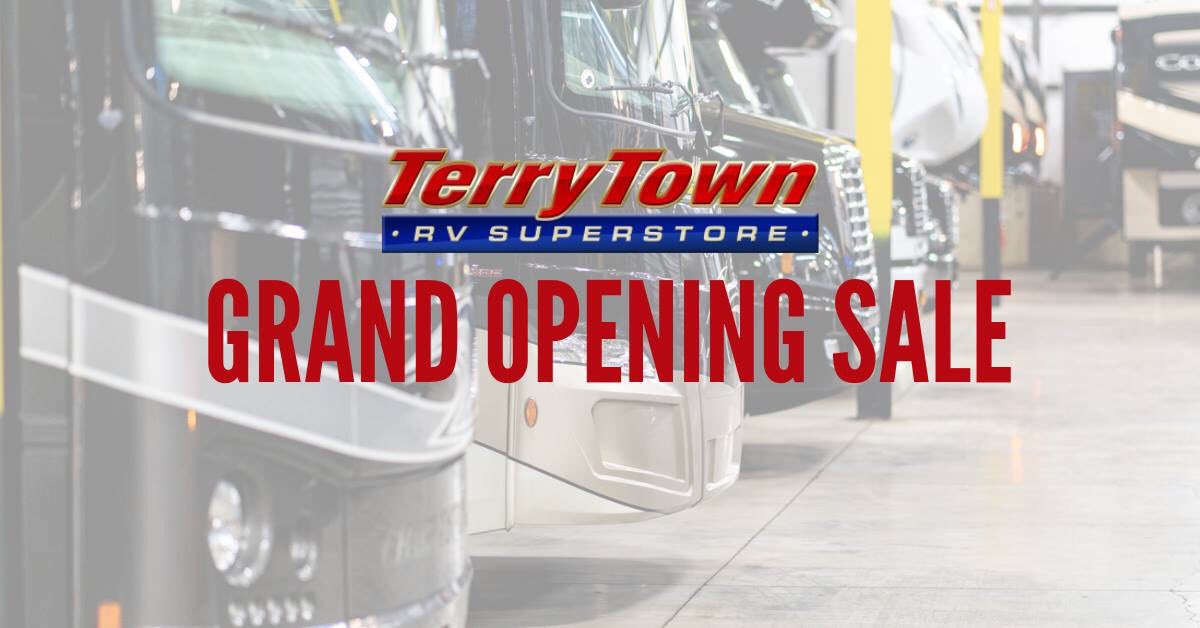 JoeAndersonRVs's tweet photo. It's the official GRAND OPENING for our new INDOOR RV WAREHOUSE! The new way to shop for an RV. We're celebrating with a 15 HOUR SALE!

Shop the Midwest's largest indoor RV shopping center with over 100 RVs to browse. Hurry! These savings won't last long.

https://t.co/IRIWpTB6Ww https://t.co/z4ZLefRSLY