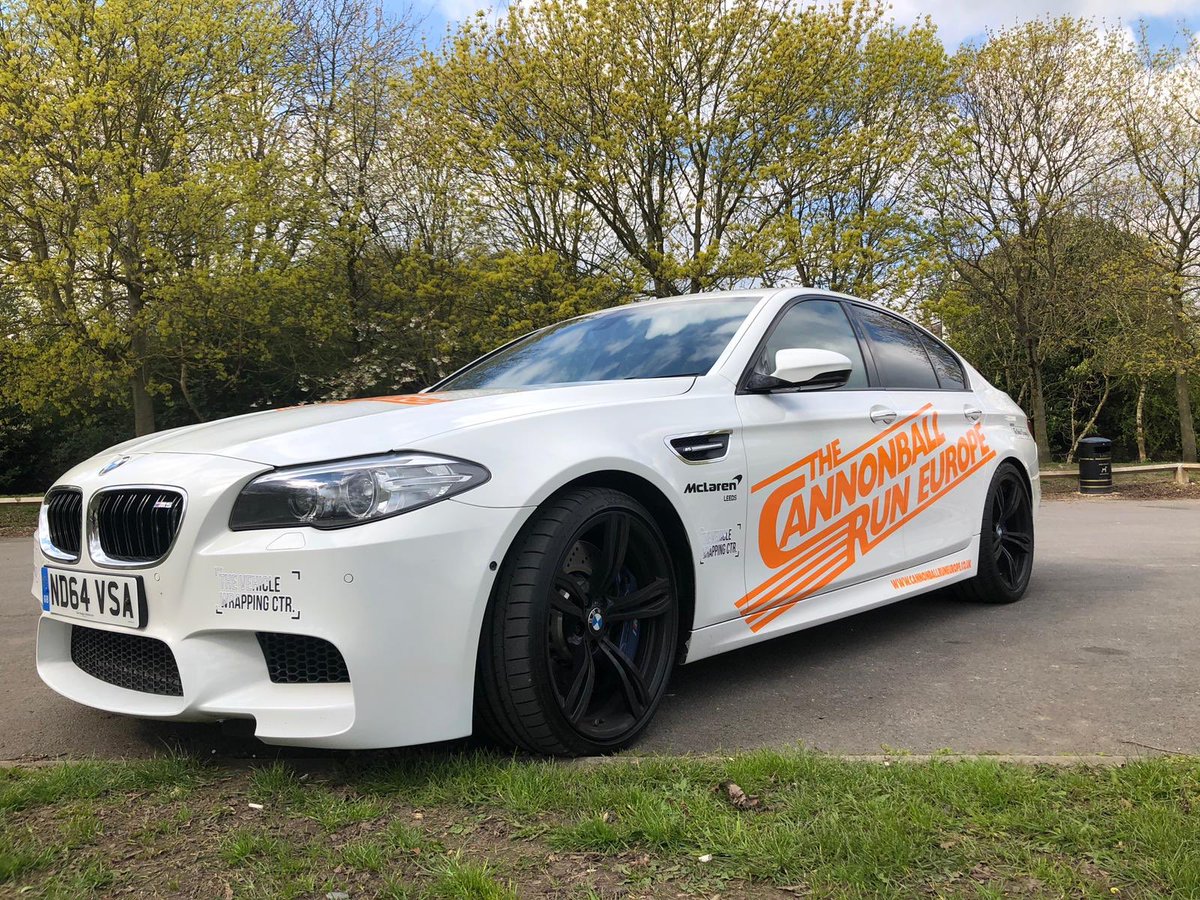 Another Cannonball HQ car wrapped and ready