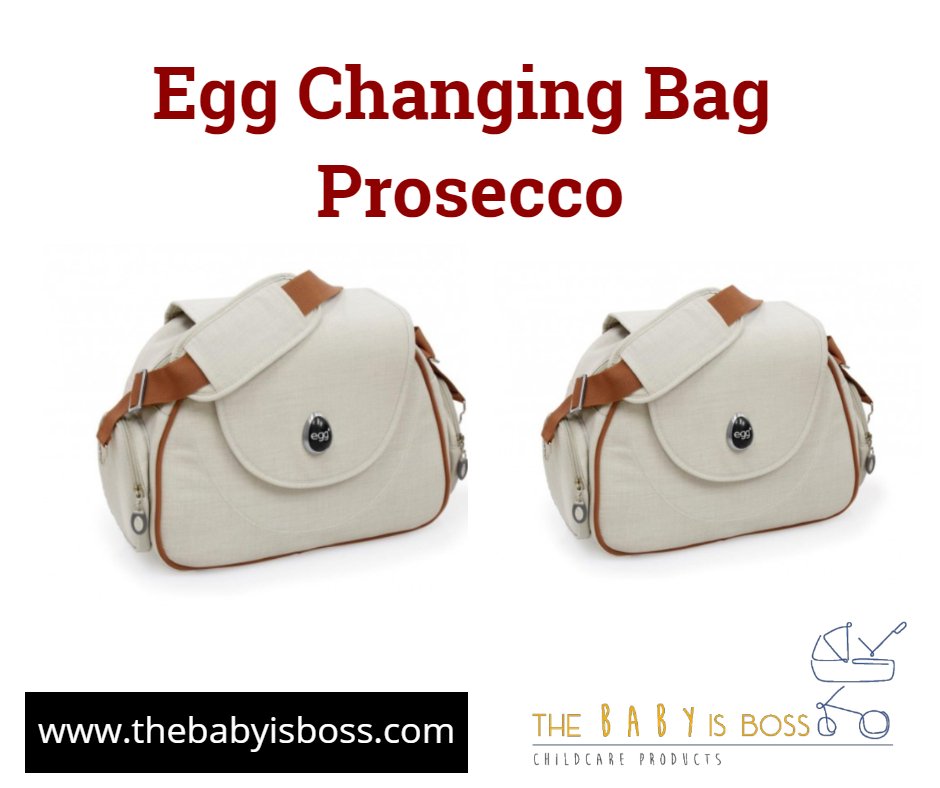 egg prosecco changing bag