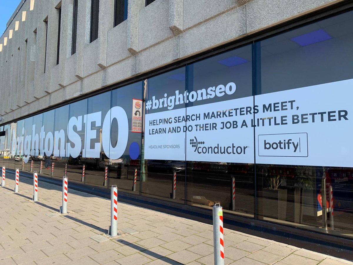 Searchresult's tweet photo. Really loving this first visit to @brightonseo Where the worlds best SEO's (like... us ;) meet to share case studies, research, experiences and findings. #BrightonSEO #SEOgurus https://t.co/tAAow2aDML