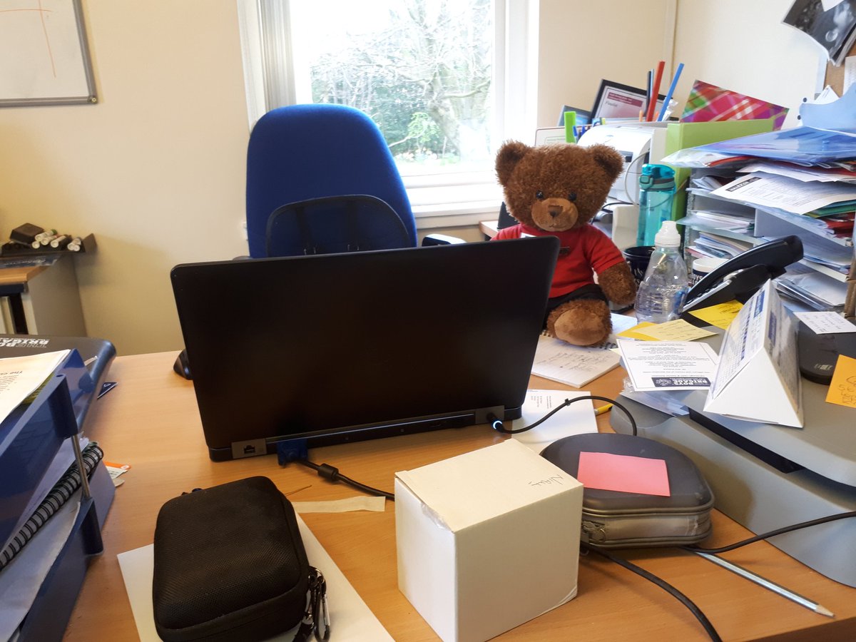 alanBBScotland's tweet photo. Good to see the new @niallfgr popping in for a handover, ahead of the youngun leaving us at the end of the month! Look forward to @BrawTheBear taking up post as CEO at the beginning of May. He says he's looking forward to being paws on! https://t.co/YaGsFuevu5
