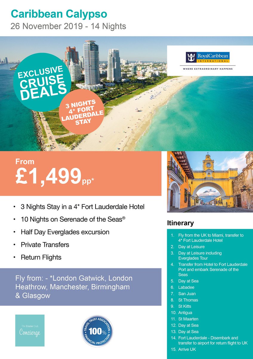 How about this fantastic #Caribbean  #friyay deal? Get in touch with cruise club trianglecruise.co.uk or call 01635 916888