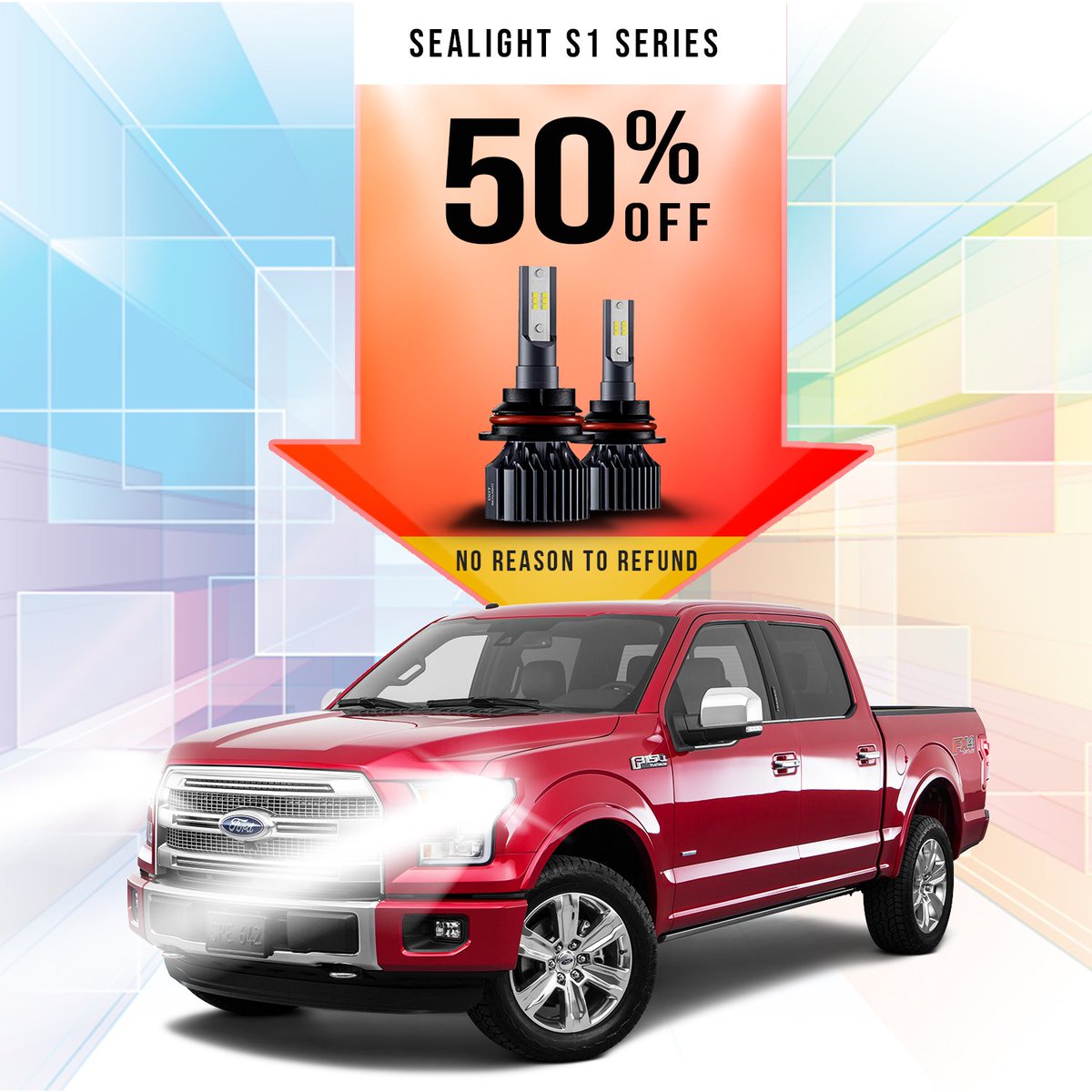 SEALIGHT_LED's tweet photo. SEALIGHT Discount sale is on🎉🎉 

|| Flat 50 % Off on S1 &amp; S2 Series LED lights ||

Shop Now at https://t.co/uLZyyx1MV0
You can also find us on Amazon at https://t.co/vo5ISUVTOE

Offer only valid till15th April only! T&amp;C Apply*

#SEALIGHT #discount #offer #sale #carlights #LED https://t.co/wg6g7sQquh