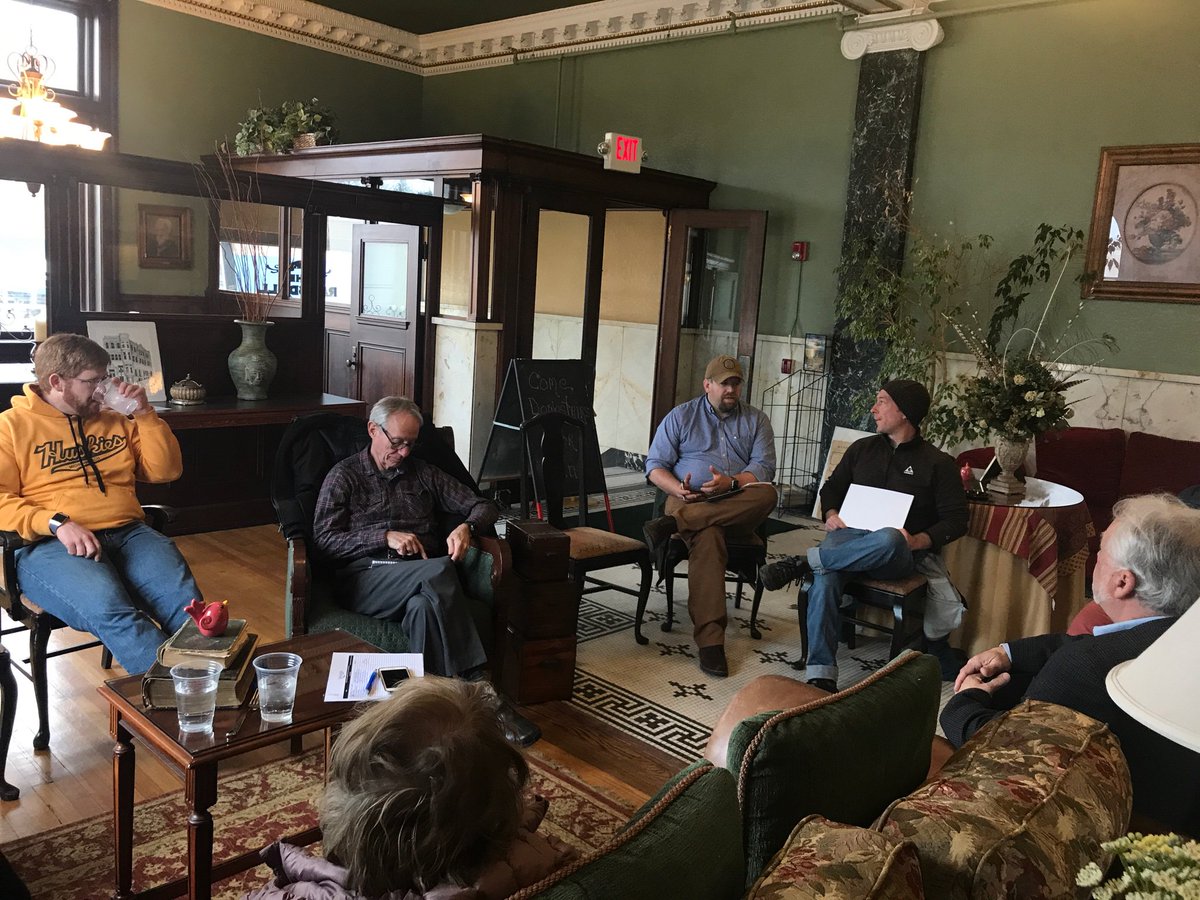PlaceAndMain's tweet photo. Spent the last few days in #Manistee working on their #EconDev Strategy, meeting w numerous leaders, groups (like the DDA + CVB), & citizens. This trip coincided w the kickoff of their Community Branding service provided by our good friend @benmuldrow. #projectrisingtide https://t.co/tJJK2RlinH