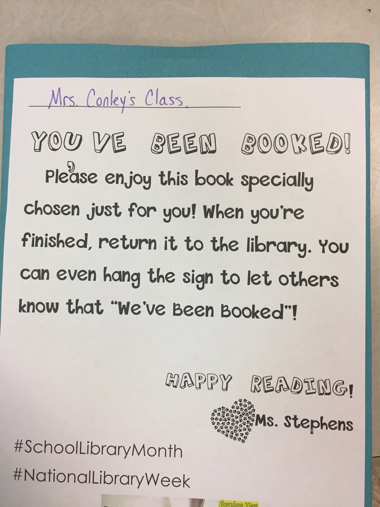 Happy Friday to everyone!   We are going start our day with this surprise.  We ❤️ Books and Ms. Stephens!