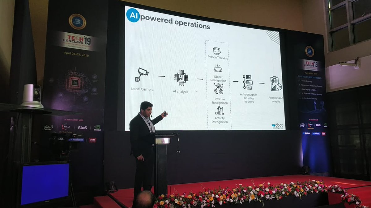 Wobot_ai's tweet image. Our CCO Pranav Anand recently gave a presentation at a two-day Tech-Conclave organised by C-DAC on 4th & 5th April 2019 at C-DAC Innovation Park in Pune.
#AdvancedComputing #ExascaleComputing #QuantumComputing #ArtificialIntelligence #LanguageComputing #CyberSecurity #BlockChain
